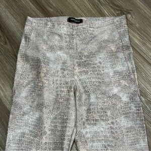 ABSOLU Blush Pink Gray Snake Print Lagging’s Fits Women Small Best/